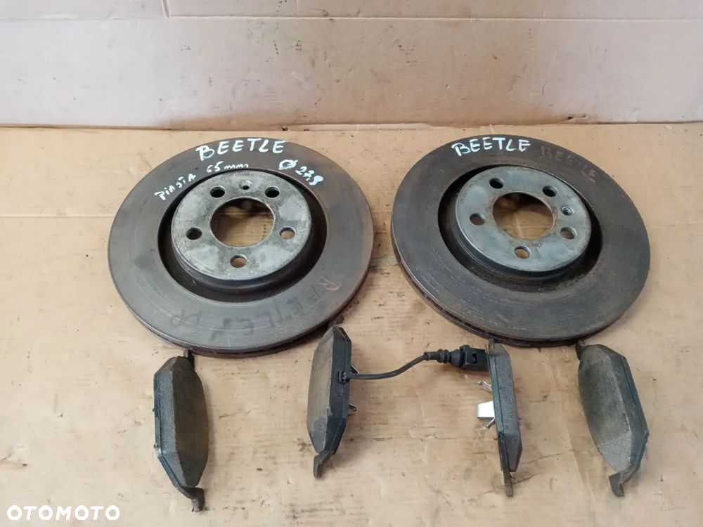 Tarcze hamulcowe klocki przód przednie 280mm VW New Beetle - 1