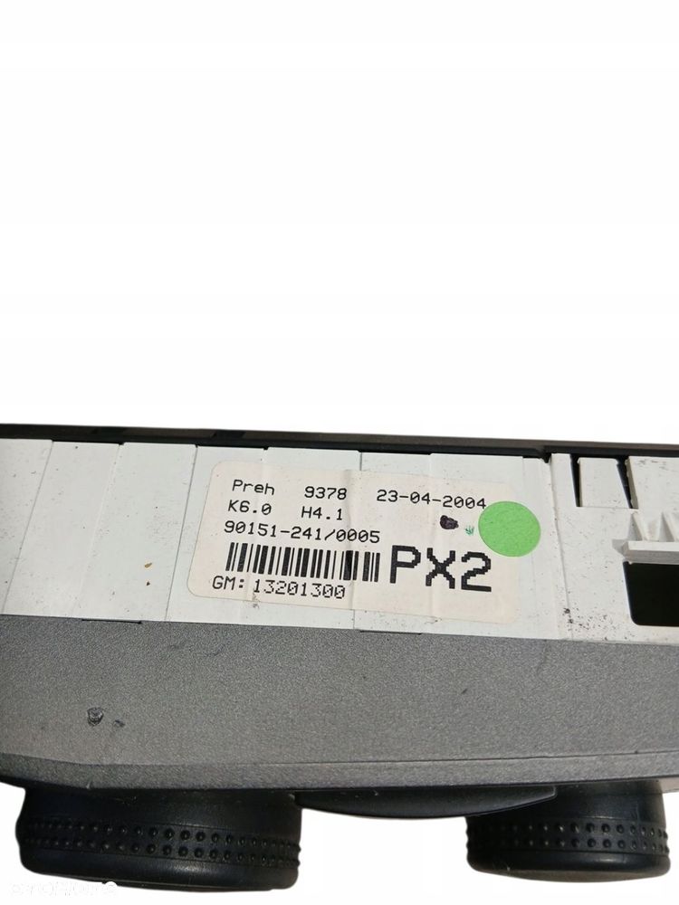 panel sterowania klimatyzacją opel astra iii h 13201300 - 3