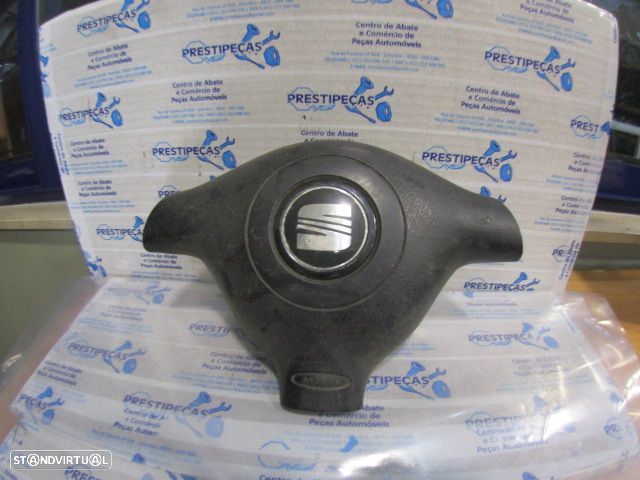 Airbag Condutor 1M0880201N SEAT LEON  1M 2003 1.9TDI 110CV 5P PRETO - 1