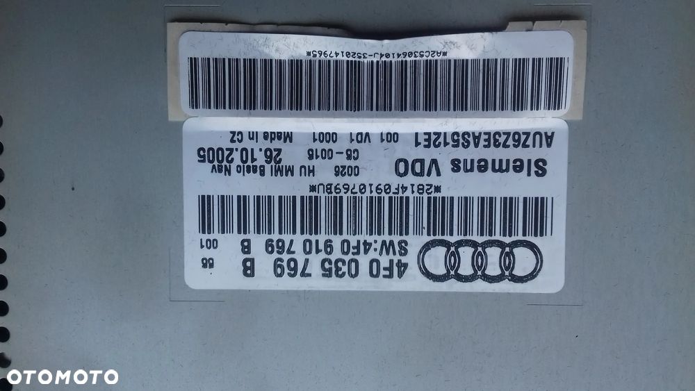 nawigacja 4F0035769B A6 C6 - 3