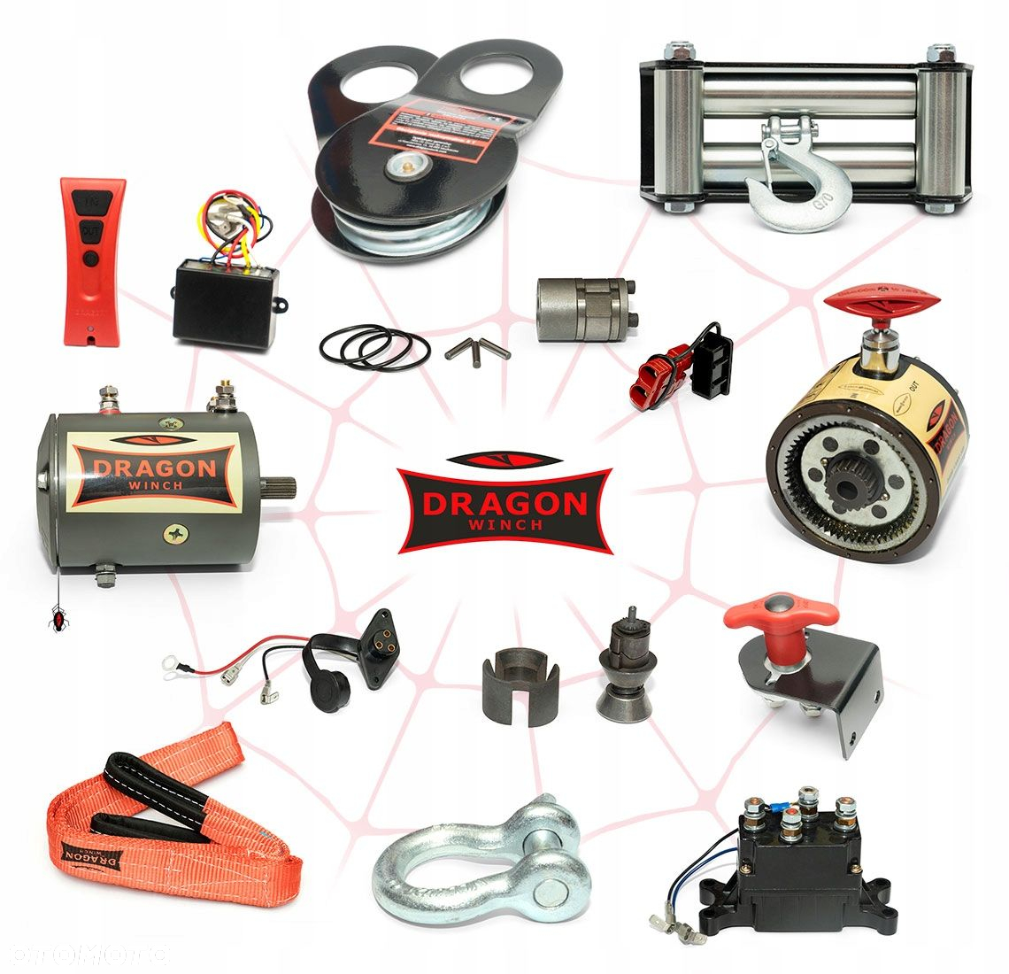 PILOT BEZPRZEWODOWY wyciągarki radiowy Dragon Winch 12V 24V - 4