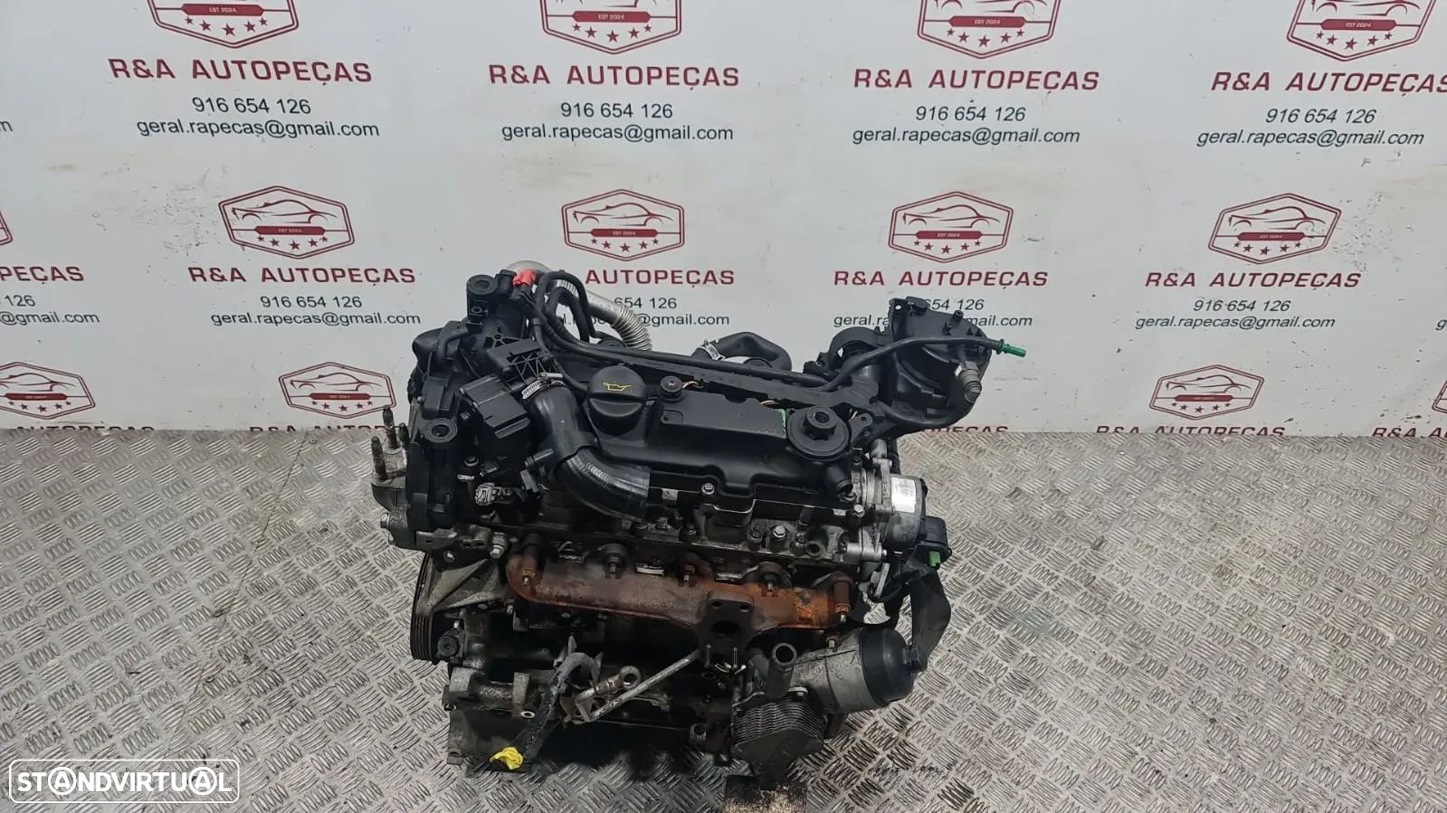 MOTOR COMPLETO FORD FIESTA Mk6 VI 6 1.4 TDCI 8v 68cv Ref F6JD - 1
