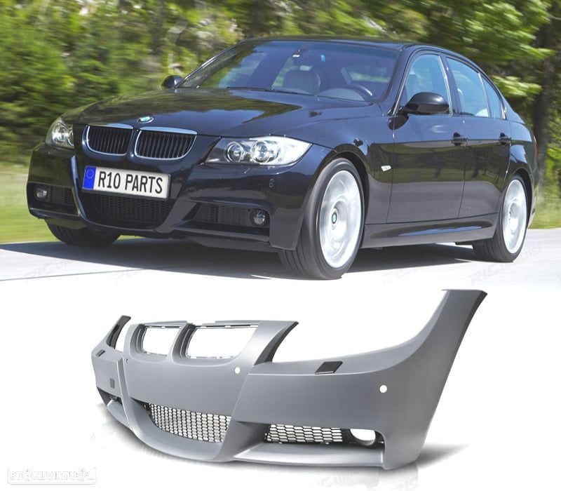 PÁRA-CHOQUES BMW E90 E91 05-08 LOOK M PDC SRA - 1