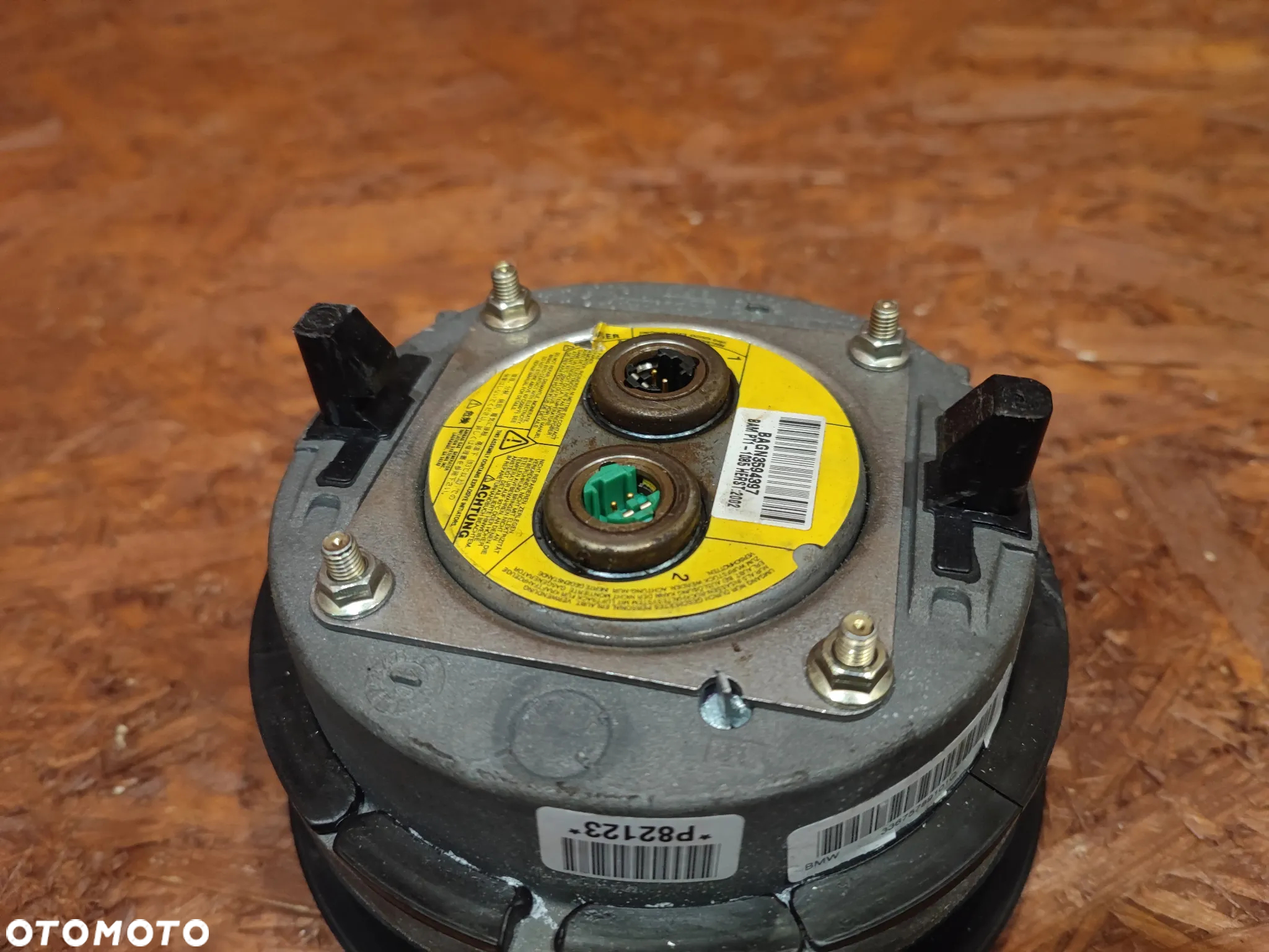BMW E46 / E39 / E38 / E53 POLIFT ORYGINALNA PODUSZKA POWIETRZNA KIEROWNICY / PODUSZKA AIR-BAG POD KIEROWNICĘ M-PAKIET / SPORT O NR. 32 30 6 757 891 /  32 30 6 880 599 / 32 30 6 757 891 / 32 30 1 096 808 OEM W BARDZO DOBRYM STANIE - 8