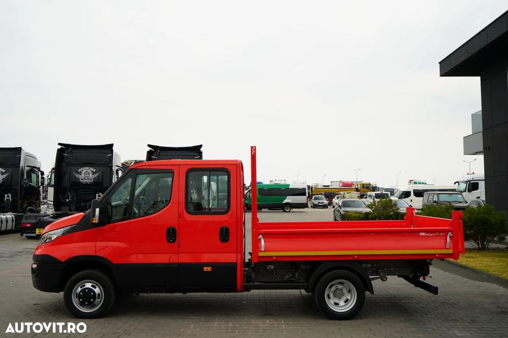 Iveco DAILY 35-130 / BASCULATOR / CU TRACȚIE DUBLA / DOUĂ TRANSPORTURI / MANUAL / 7 LOCURI / - 13