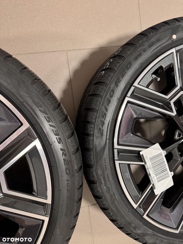 NOWE Oryginalne koła zimowe 20" BMW 939M 5 i5 G60 G61 245/40R20 275/35R20 - 15
