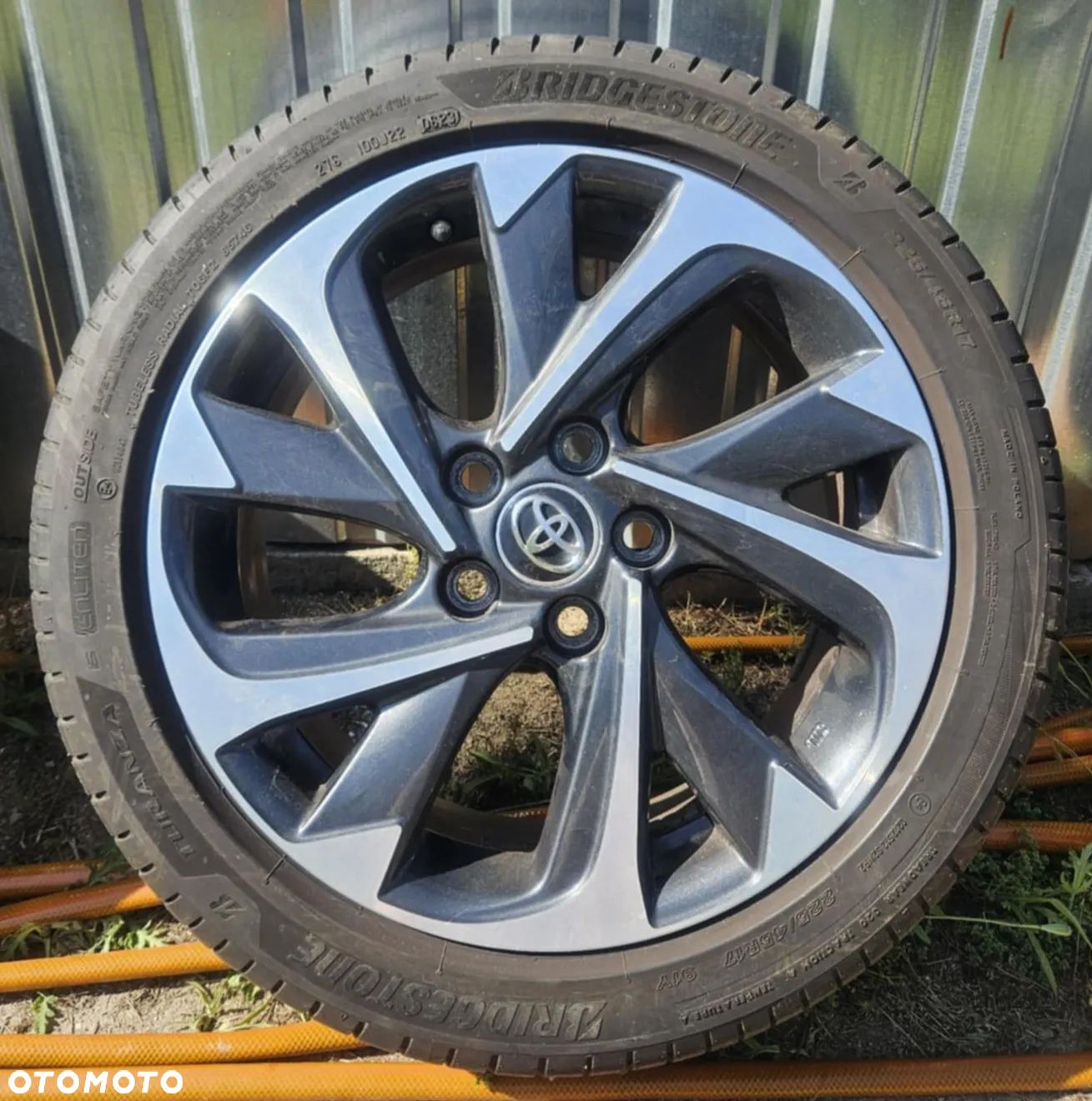 Oryginalne koła do Toyoty Corolla E21 (Auris) z czujnikami, opony Bridgestone Turanza - 3