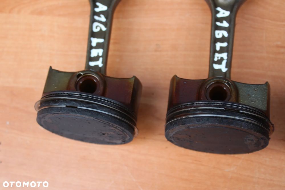 TŁOK TŁOKI KORBOWODY OPEL INSIGNIA A ASTRA J MERIVA A CORSA D 1.6 TURBO A16LET - 3