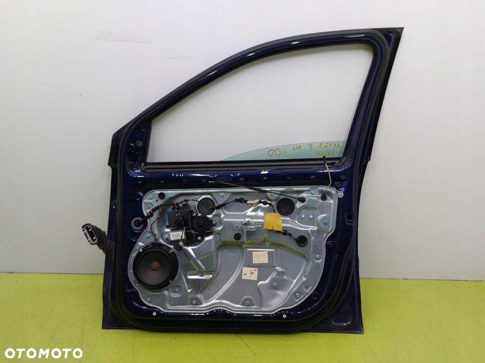 Drzwi przednie prawe przód VW POLO IV 01-05 9N 5 DRZWI LB5N GRANATOWE - 7