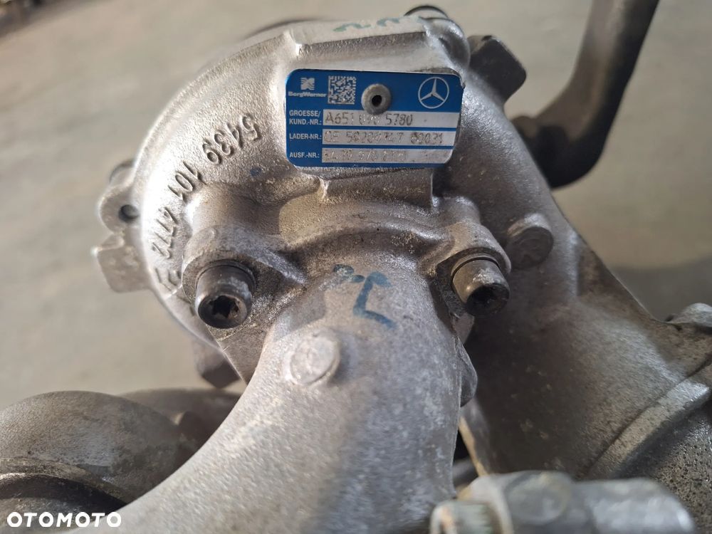 MERCEDES W212 W204 2.2 CDI TURBINA TURBOSPRĘŻARKA BITURBO A6510902880 A6510905780 - 6
