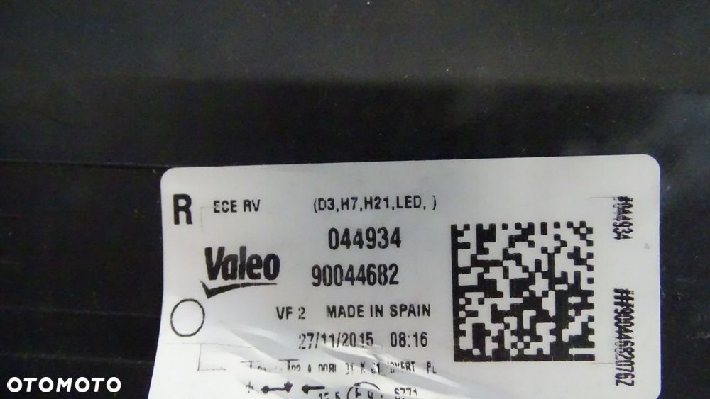 VW GOLF VII - lampa przednia prawa BIXENON SKRĘTNY - 14