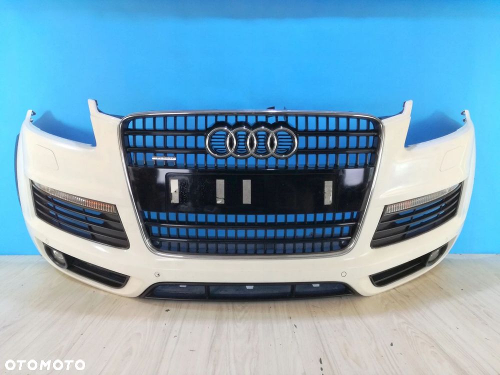 Audi Q7 4L zderzak przód przedni 05/10 PDC spryski - 1
