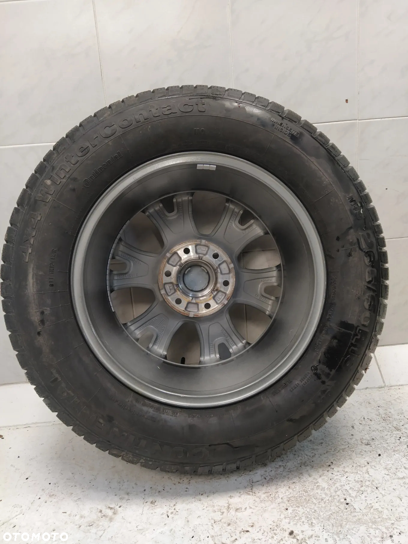FORD RANGER FORD EVEREST 8X18 ORYGINALNE FELGI ALUMINIOWE R18 ET55 6X139.7 OPONY CONTINENTAL 265/60 KOŁA ZIMA BIEŻNIK ok 8.50mm DEKIELKI FORD NOWY KOMPLET - 5