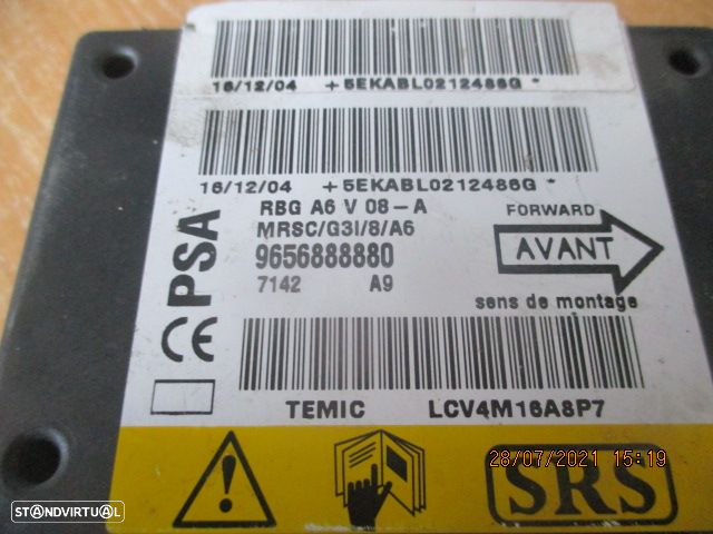 Modulo Airbag 9656888880 CITROEN C2 2005 - 2