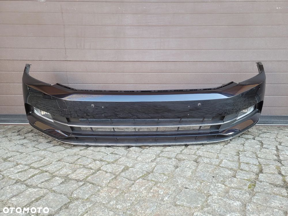 ZDERZAK PRZEDNI PRZÓD VW PASSAT B8 HIGHLINE LC9X PDC HALOGENY - 1