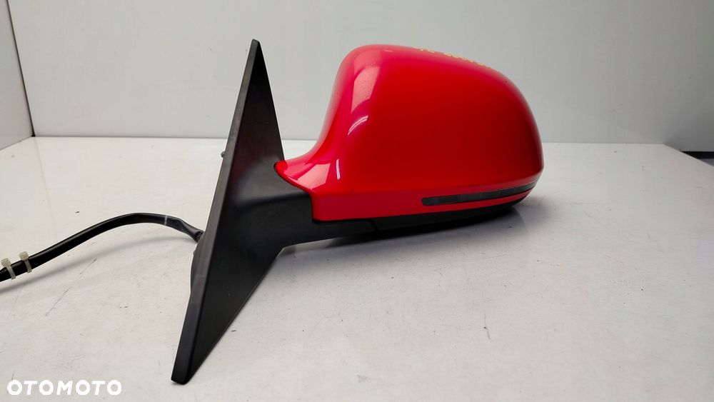 audi a3 8p lift cabrio 08r- lusterko lewe zewnętrzne 6 pinów lz3m - 4