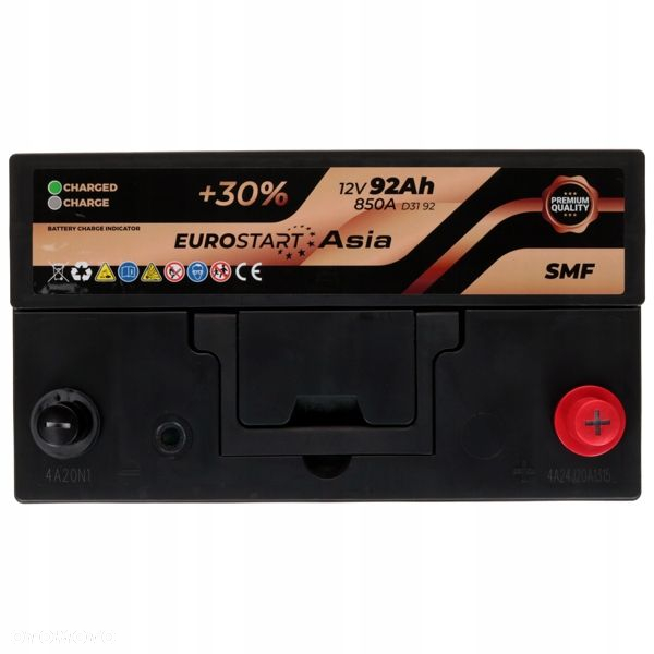Akumulator Eurostart Asia Series 92Ah/850A P Japan D31 - 4