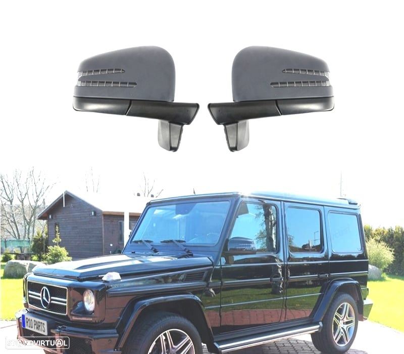ESPELHOS RETROVISORES MERCEDES CLASSE G W463 89- LOOK AMG - 1