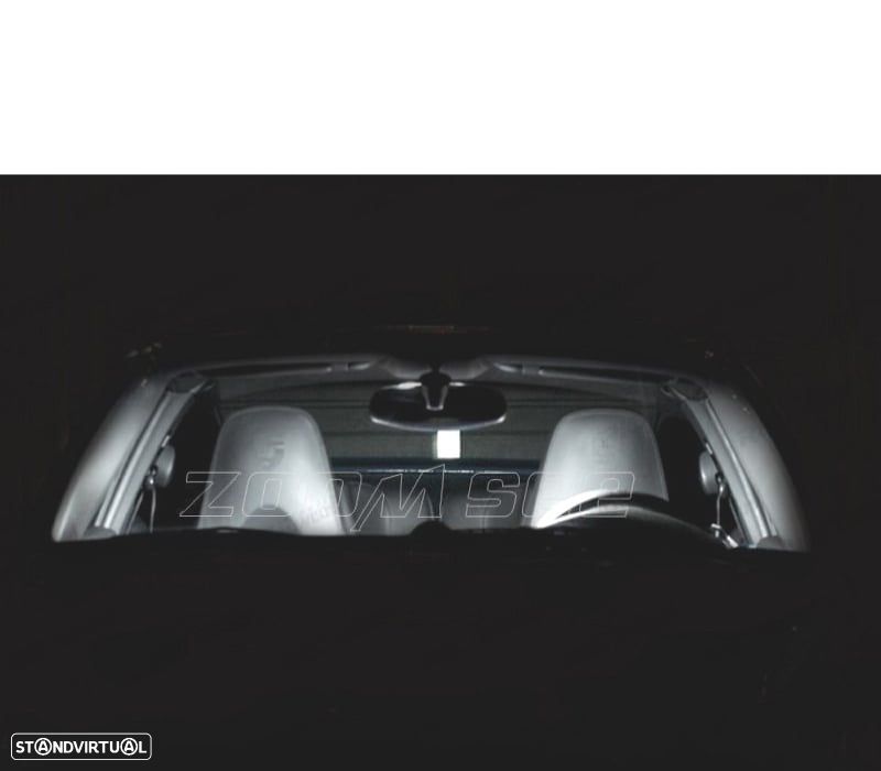 KIT COMPLETO 10 LAMPADAS LED INTERIOR PARA PORSCHE 911 SERIE 997 CARRERA 4S TURBO S 05-11 - 5