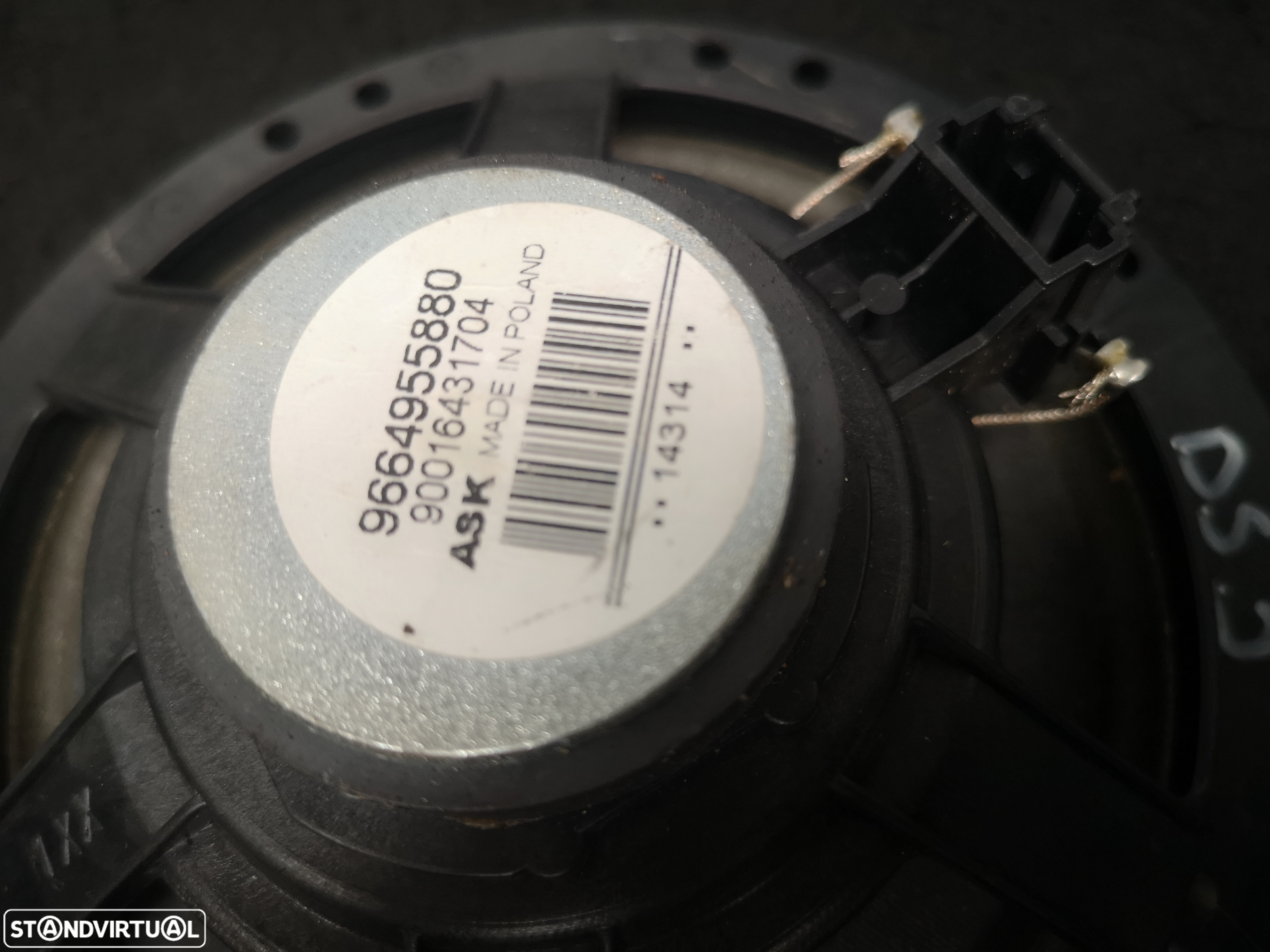 Coluna de som da porta  originais citroen ds3 2012-2017 - 4