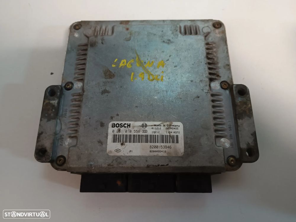 CENTRALINA DO MOTOR RENAULT LAGUNA II 1.9DCI 8200153946 8200095416 0281010556 - 1