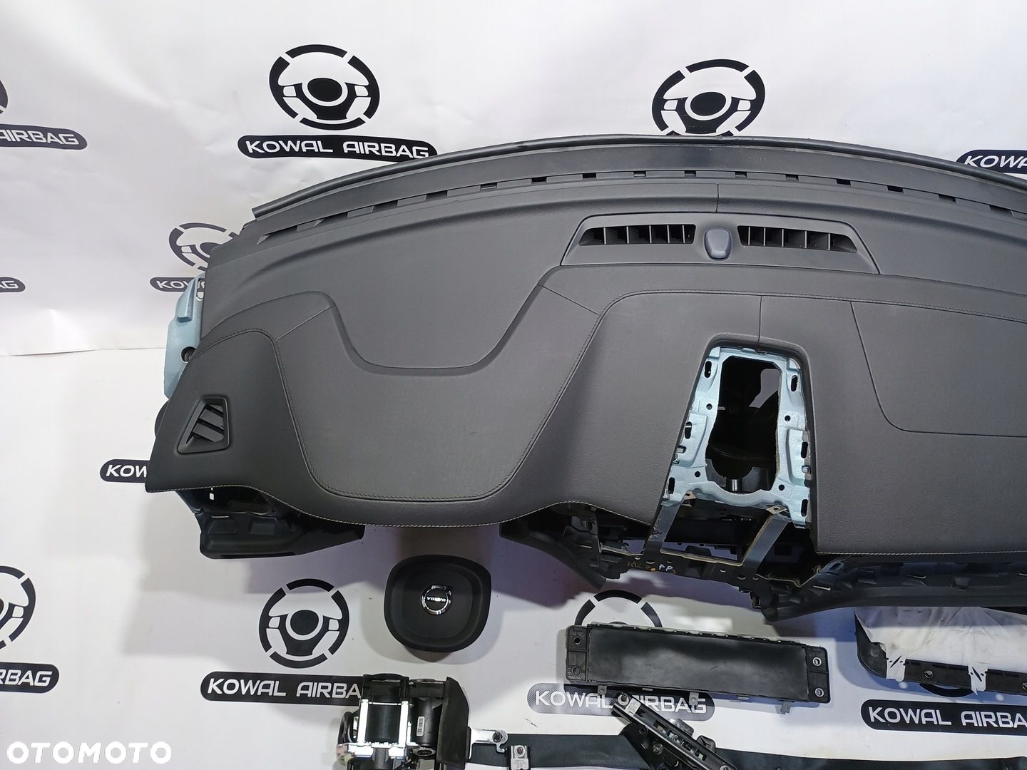 VOLVO XC60 2 II BEZ HEAD UP DESKA KONSOLA AIRBAG PODUSZKI PASY ORYGINAŁ - 2