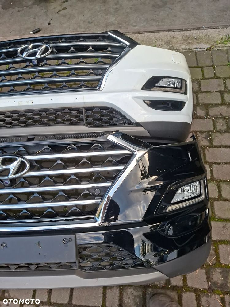 HYUNDAI TUCSON III 3 LIFT 18- ZDERZAK PRZÓD PRZEDNI Kompletny czarny biały siwy szary pae pyw x5r - 5