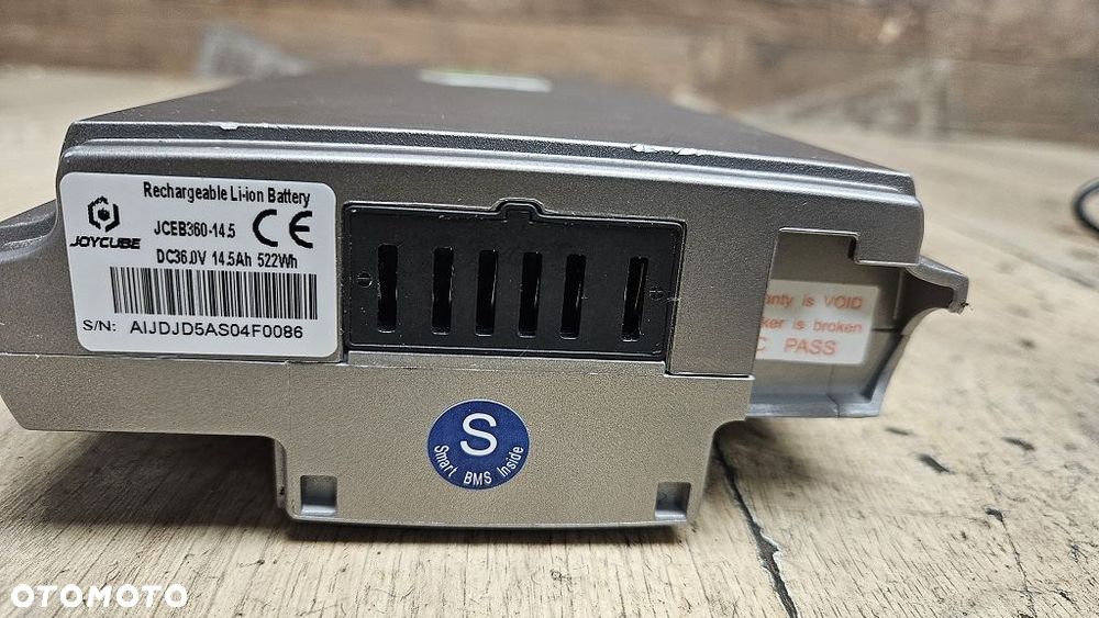 Bateria rowerowa Phylion Joycube 36V 14.5Ah (522Wh) + Ładowarka Smart BMS - 7