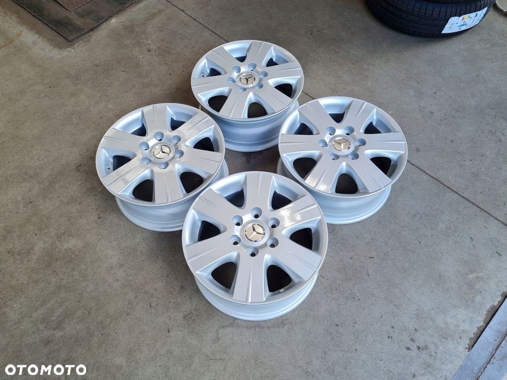 4x Felgi Aluminiowe Mercrdes Sprinter VW Crafter 6,5x16 6x130 ET60 - 2