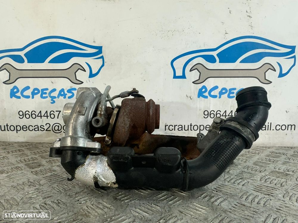 .Turbo Completo Original PSA Peugeot Citroen 1.6 HDI 90cv 9HX DV6UTED4 TD025S2-06T4 - 3