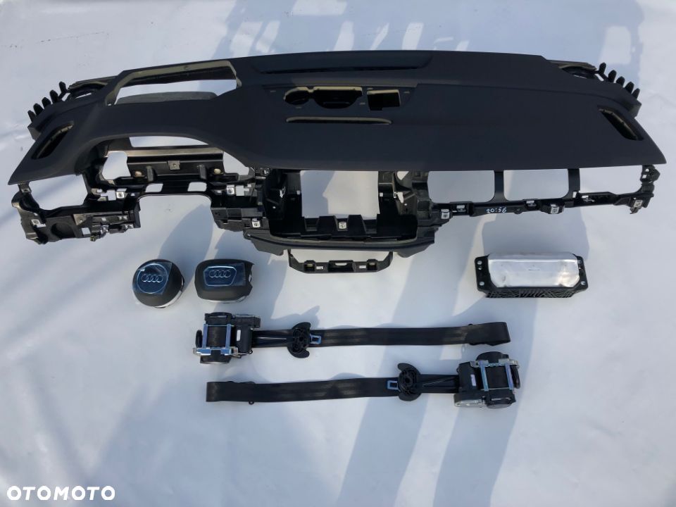 AUDI Q7 4M DESKA Head Up KONSOLA KOKPIT PULPIT PÓŁKA PARAPET PODUSZKI KURTYNY AIRBAG PASY oryginał - 2