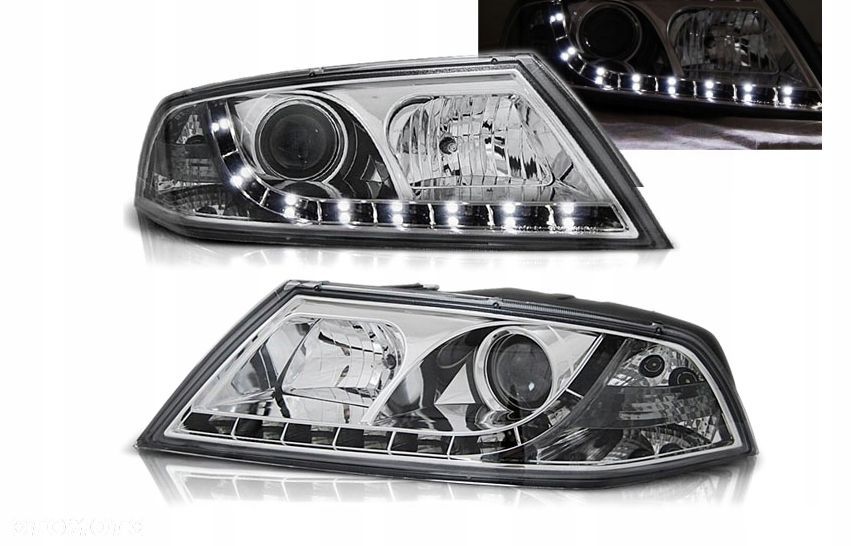 REFLEKTORY LAMPY DO SKODA OCTAVIA II 2 OD 2004 DO 2008 LED XENON - 1