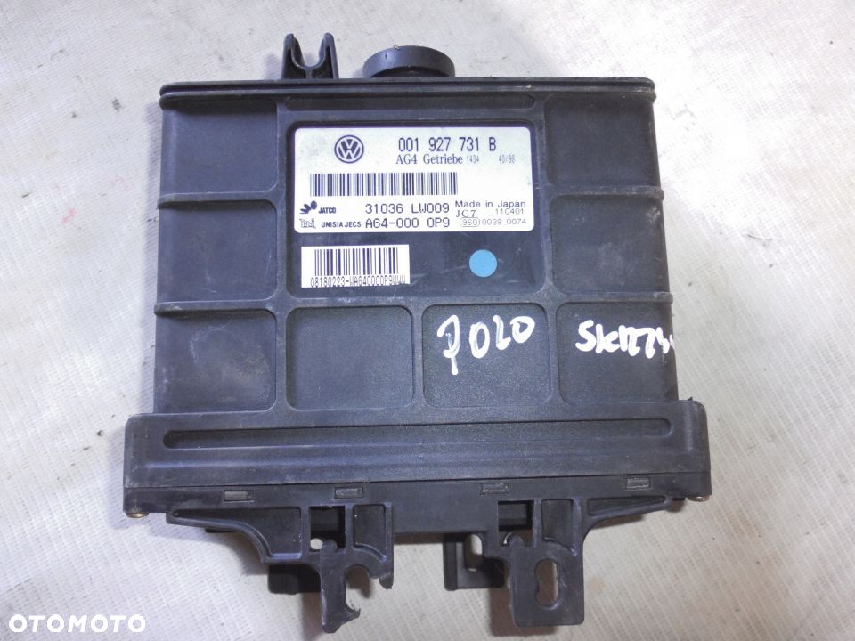 VW POLO 3 6N 6N2 KOMPUTER SILNIKA 001927731B 1.4 MPI - 1