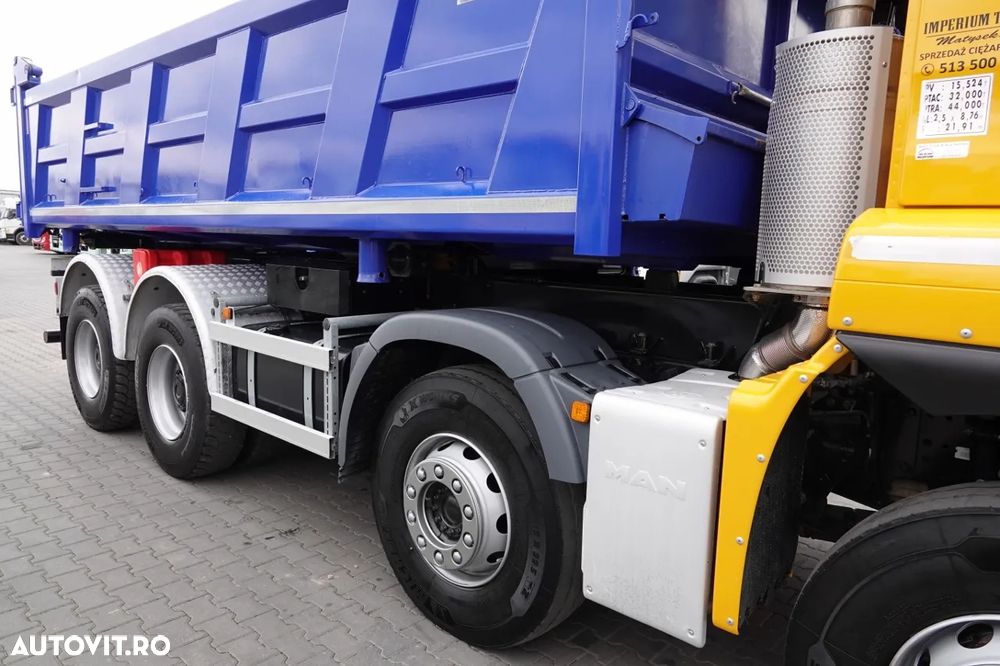 MAN TGS 35.500 / 8x4 / BASCULANTE / HYDROBURTA / BORDMATIK / NAVI / 2019 - 18