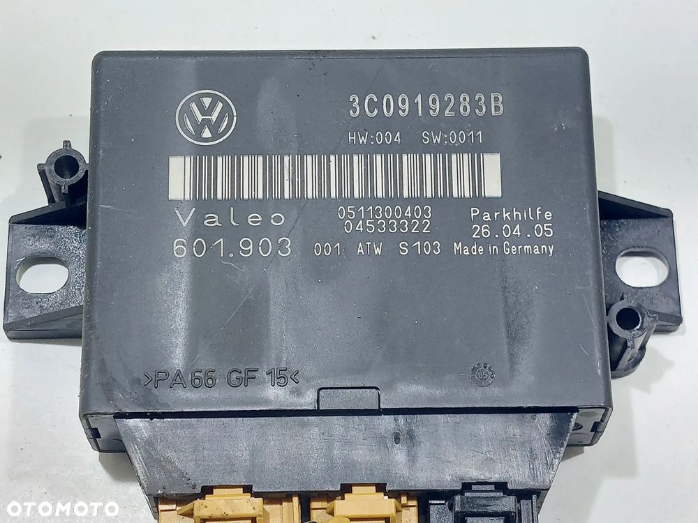 MODUL PDC PARKOWANIA VW PASSAT B6 3C0919283B SLASK WYSYLKA VAT - 1