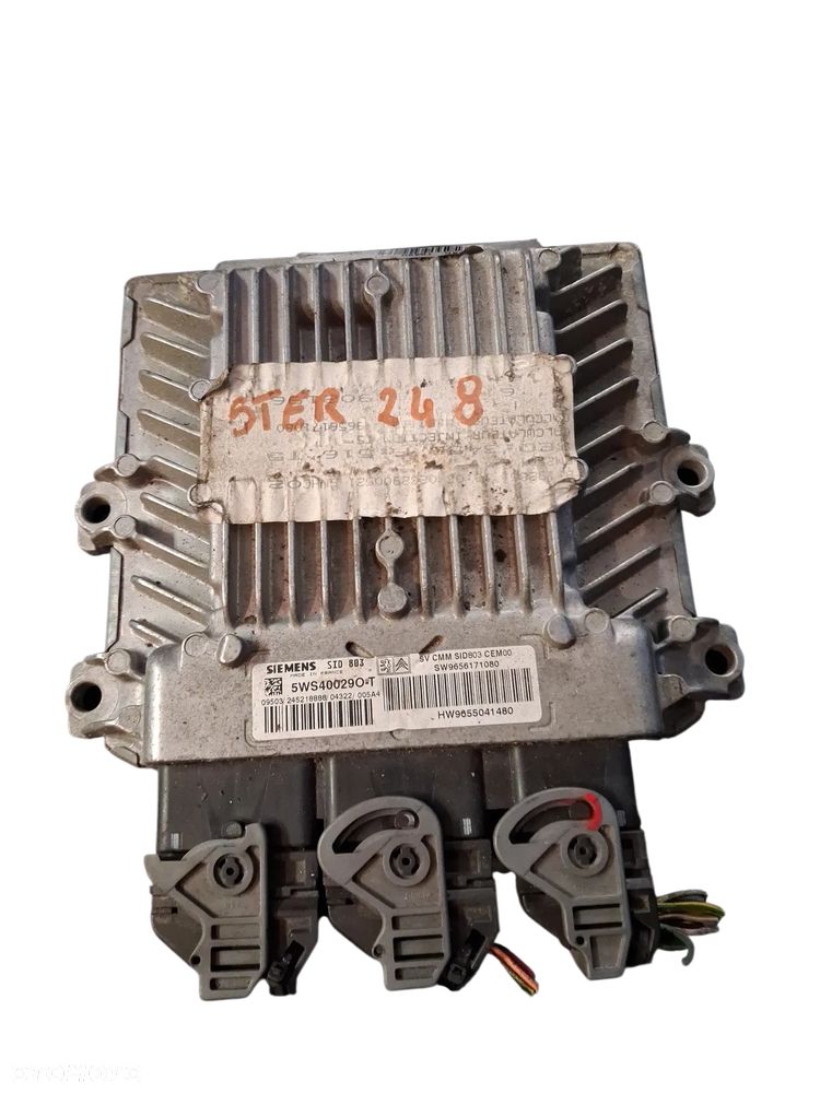 Sterownik KOMPUTER SILNIKA ECU  PEUGEOT CITROEN 9655041480 - 1