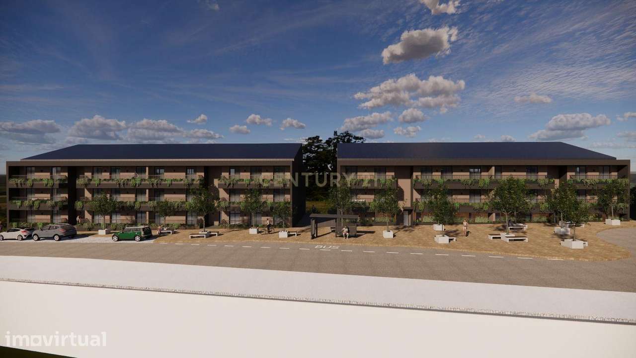 T2 em Lançamento | Condomínio com Piscina e Vista panoramica para a Ci - Grande imagem: 4/8
