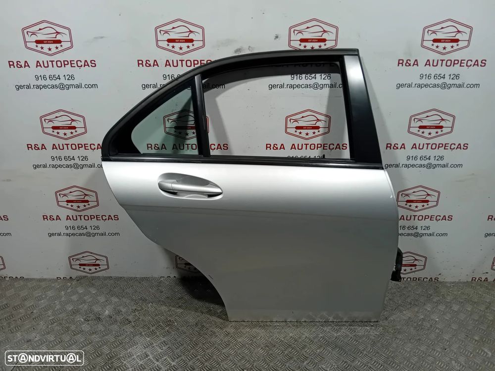 Porta Trás Traseira Direita Mercedes Class C W204 Sedan Carro Original - 4
