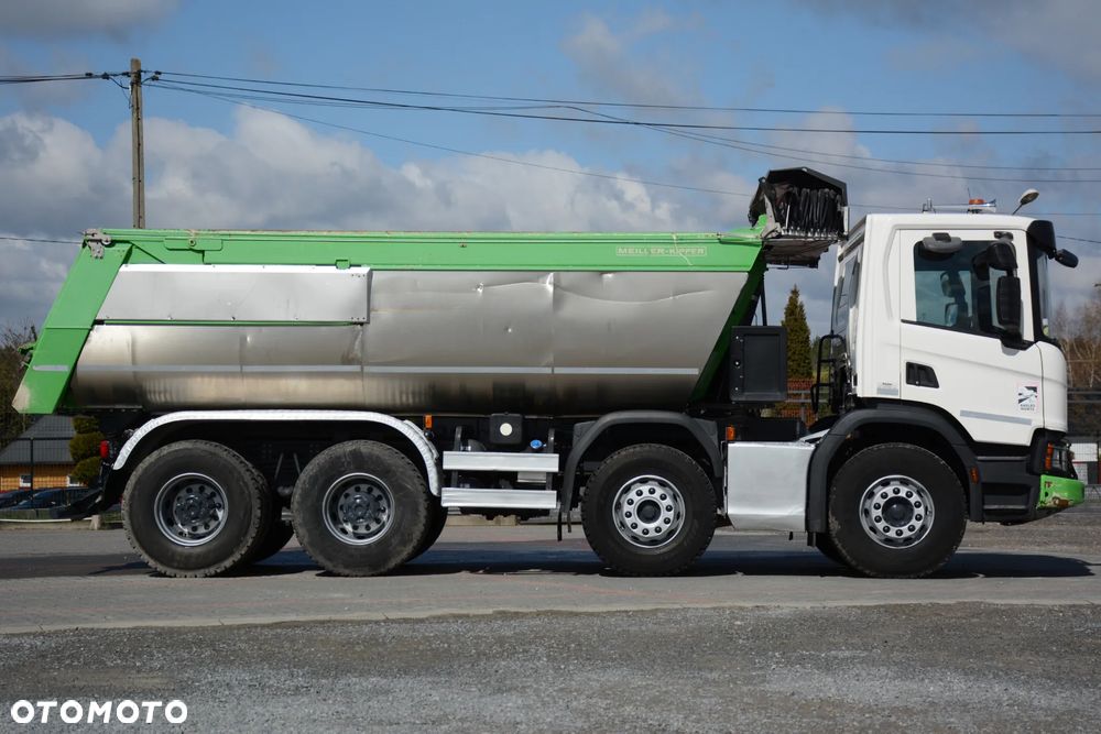 Scania P 410 XT / 2019r / 8x4 / MEILLER KIPPER / Retarder / Mulda / Duża ładowność / Na zwolnicach - 11