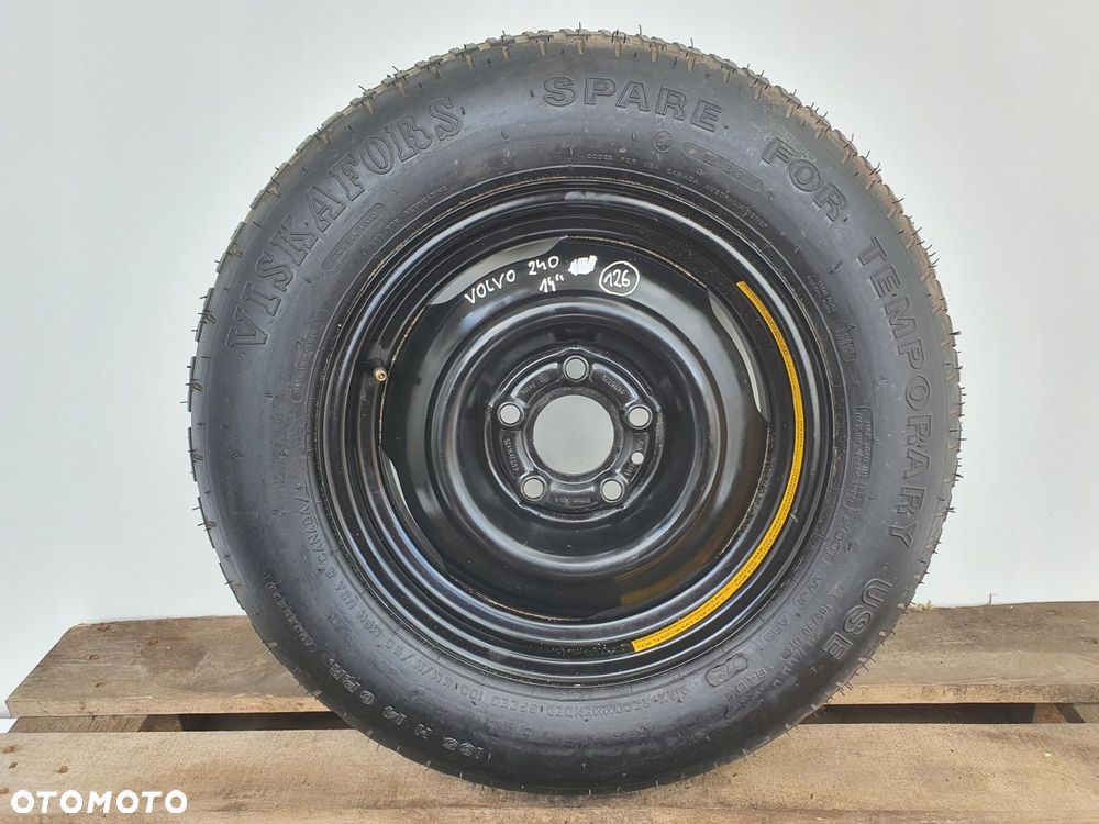 Volvo 240 940 740 KOŁO ZAPASOWE Zapas 165/80 R14 - 11