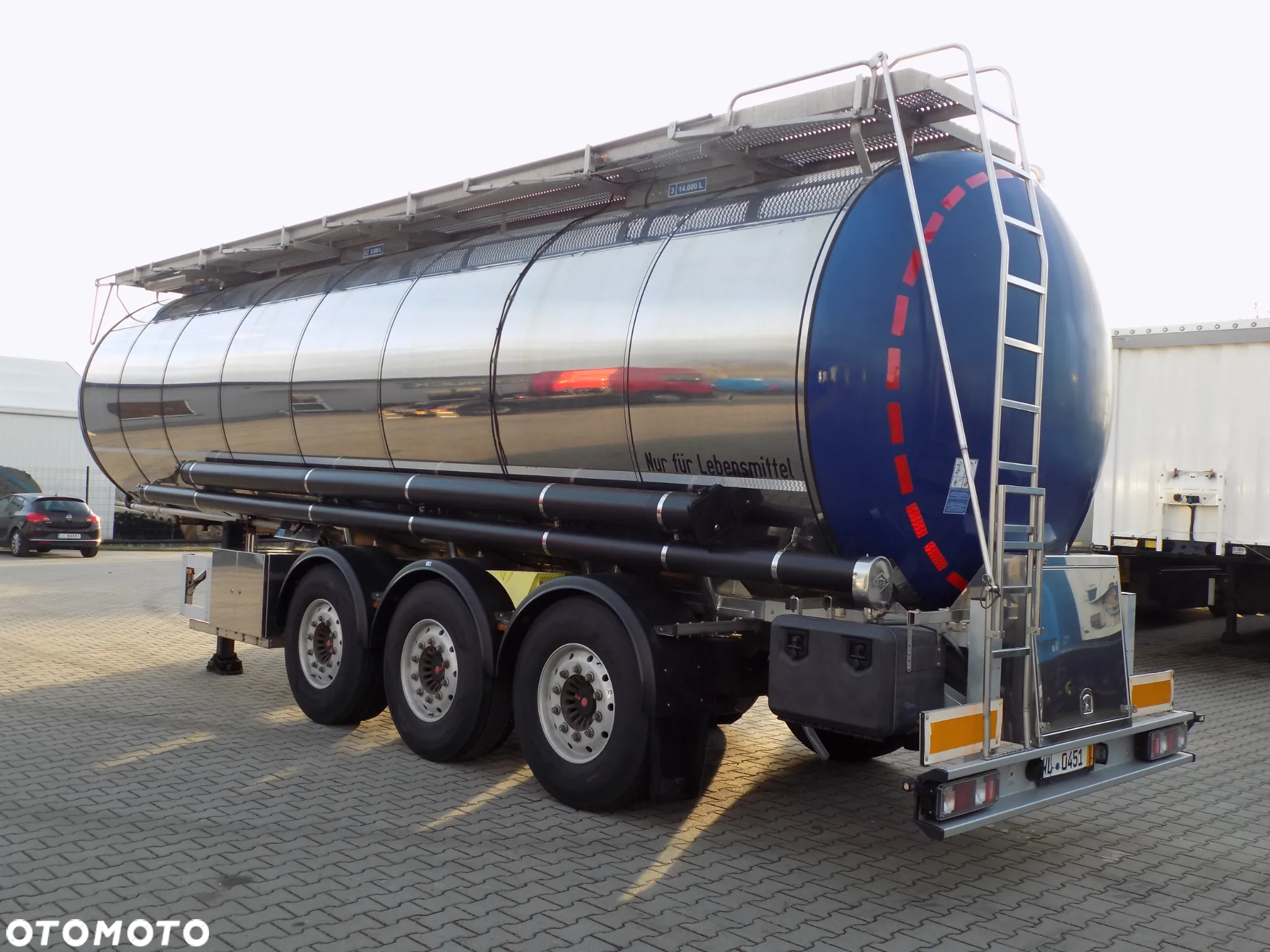 Feldbinder CYSTERNA 34000l/3 komory/webasto/ - 3