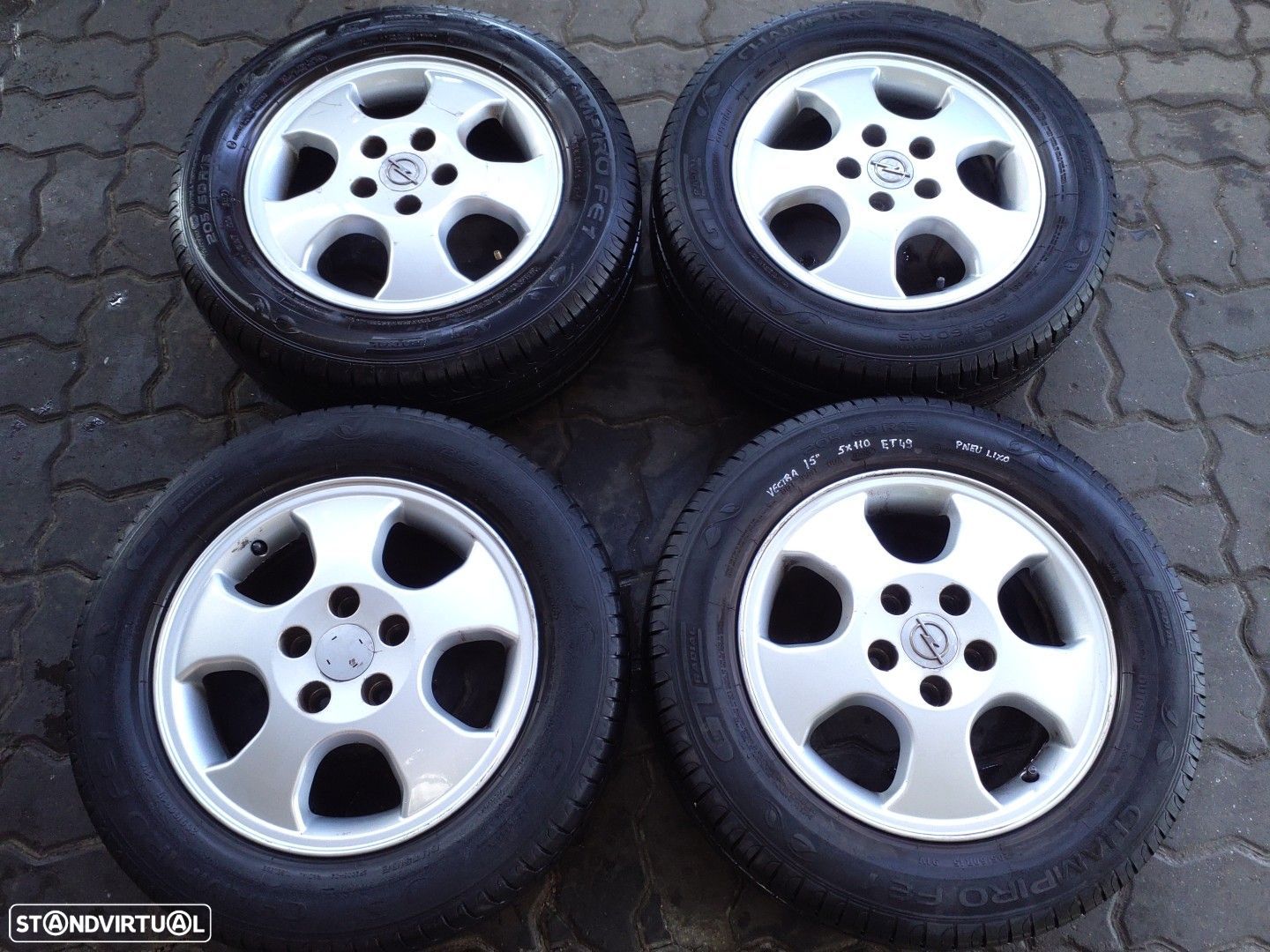 Jantes OPEL VECTRA B R15 furação 5x110 - 1