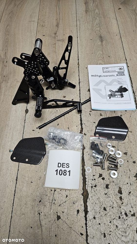 Regulowany zestaw podnóżków AS31GT Gilles Tooling Kawasaki Ninja ZX-10R - 1