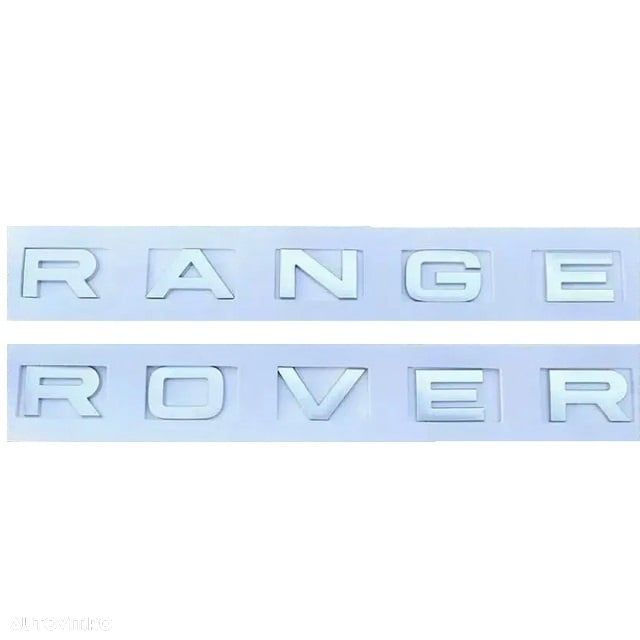 Set litere RANGE ROVER gri deschis