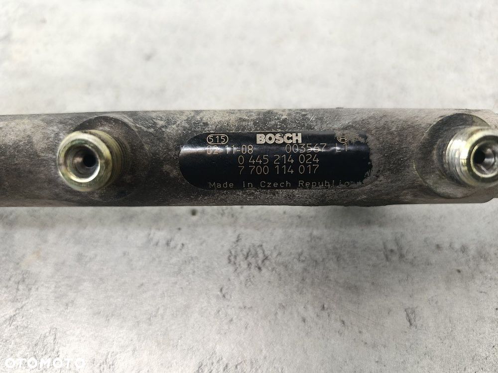 LISTWA WTRYSKOWA DIESEL NISSAN PRIMERA III P12 7700114017 0445214024  BOSCH - 5
