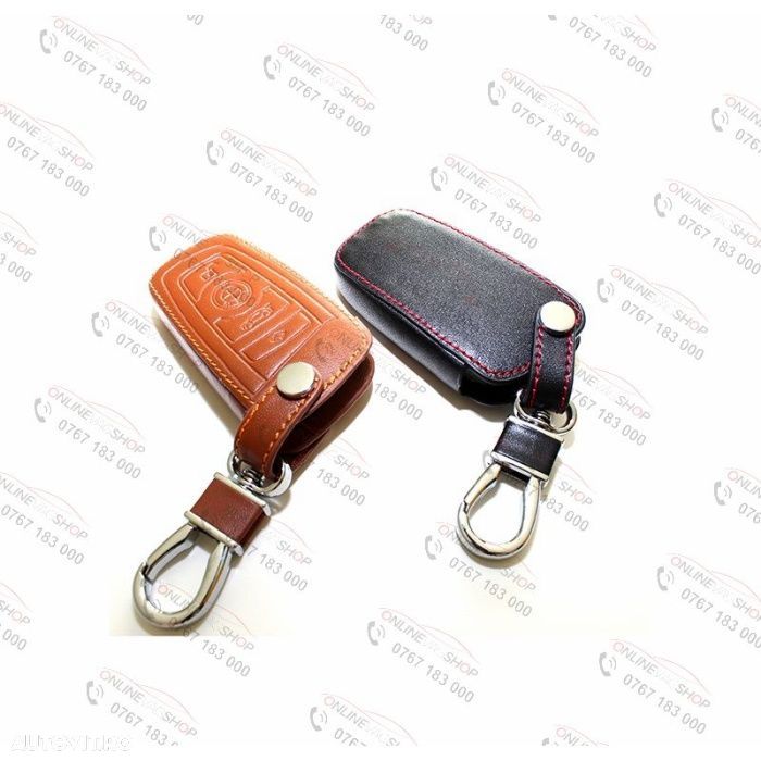 Husa piele pentru cheie BMW F10 F20, F30 F22, F01, F06, X3, X4, X5 - 4