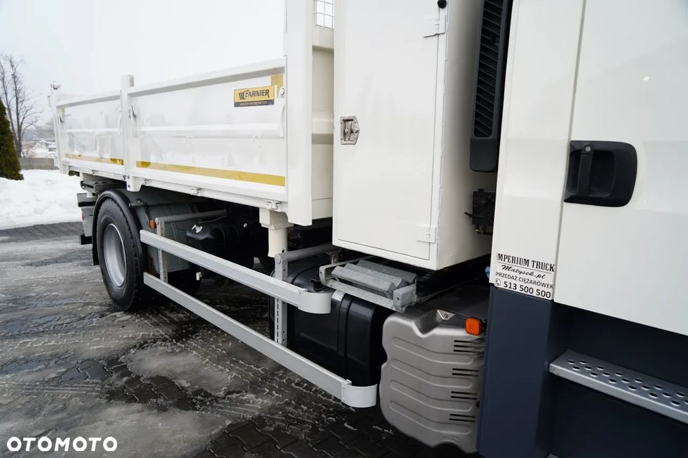 MAN TGM 18.340 / 4X2 / 3 STRONNA WYWROTKA / HYDROBURTA / BRYGADÓWKA 7 MIEJSC / BORDMATIC - 18