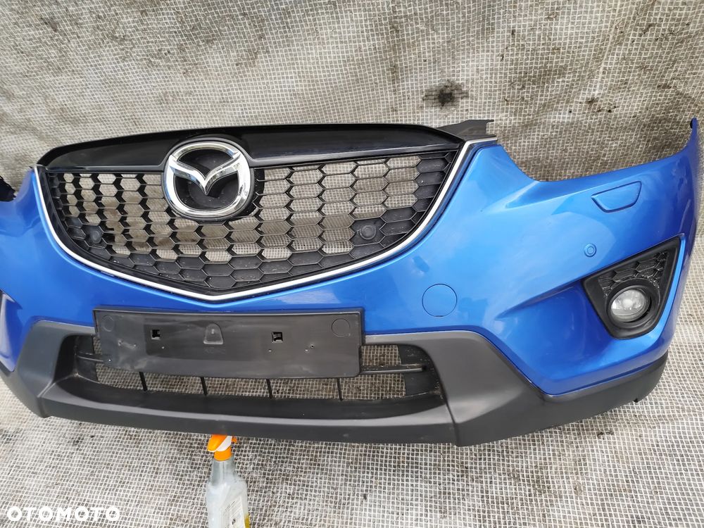 Mazda CX-5 CX5 I 12-15 Zderzak Przedni Przód Kompletny 4xPDC Niebieski 41B - 7