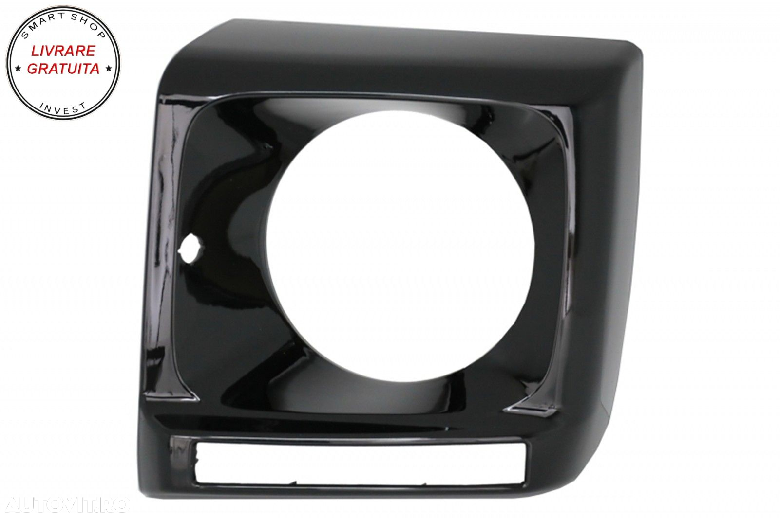 Carcasa faruri Mercedes G-class W463 (1989-2018) G65 Design Negru- livrare gratuita - 3