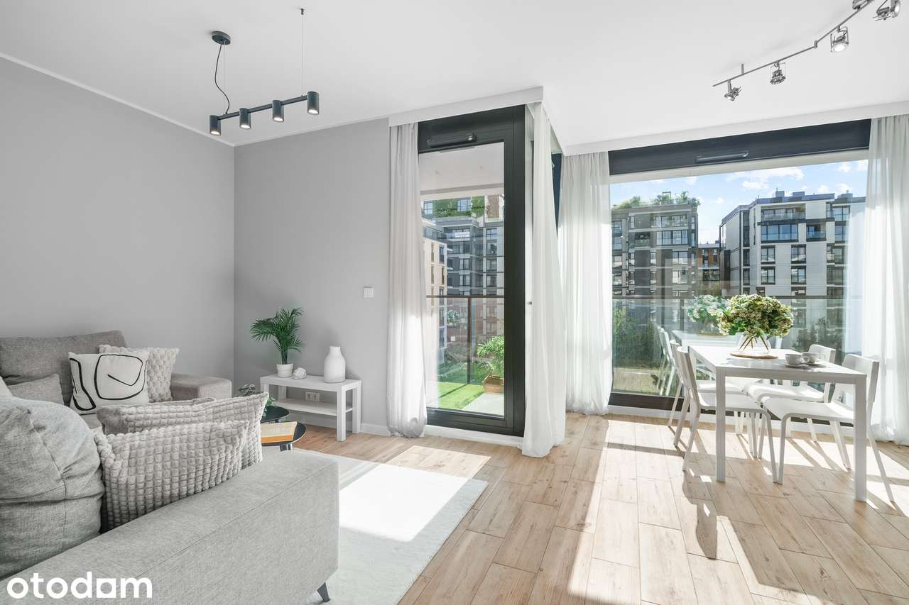 Nowe 2 pokoje z pięknym widokiem na patio | garaż | sPlace Park
